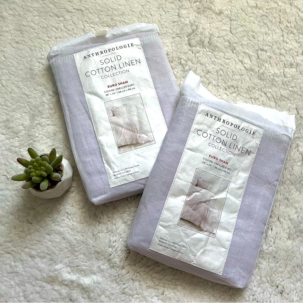 🌷HOST PICK🌷 NWT Anthropologie Euro Shams - Set of 2